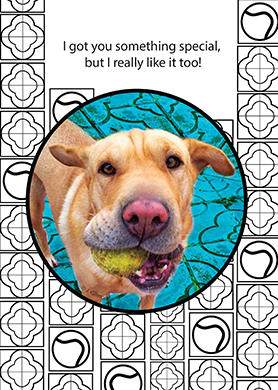 birthday dog card